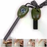 ราคา จัดส่งฟรี กทม Survival Army Fire Starter 4 in 1 แท่งแมกนีเซียม ใบเลื่อย เข็มทิศ นกหวีด จุดไฟยามฉุกเฉิน จุดไฟฉุกเฉิน แท่งจุดไฟ (1731896305733239838)