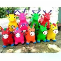 ราคา ม้ายางเด้งดึ๋ง ม้ายาง สัตว์ยางกระโดด คละแบบ คละสี ม้าโยก ม้าของเล่น เด้งดึ๋ง ม้ายางตัวใหญ่ - Horse Jump Toys (1729443530446899330)