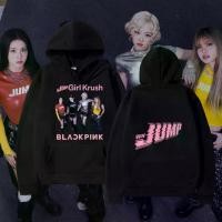 ราคา BLACKPINK Jump ฮู้ดแขนยาวพิมพ์ลายสองด้านปกอัลบั้มสำหรับผู้หญิง เสื้อฮู้ดแบบสวมหัว Unisex เสื้อฮู้ด Deadline World Tour #3 (1731967947685791451)