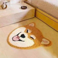 ราคา เก็บเงินปลายทาง. พรมเช็ดเท้าขนนุ่ม ลายหน้าน้องชิบะ Home Supplies ห้องครัว (1732564071028720912)