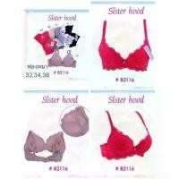 ราคา เสื้อชั้นในมีโครง ฟองน้ำหนา 3 เซนติเมตร sister hood 2116 คัพ A ลายลูกไม้ (1732232459256563563)