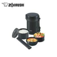 ราคา Zojirushi Lunch Jars / ปิ่นโตอาหารสูญญากาศเก็บความร้อน รุ่น SL-GH18 BA (สีดำ) (1732607093282211109)