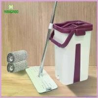 ราคา ม้ถูพื้น Flat Mop ชุดถังไม้ถูพื้นแบบรีดน้ำ คลังสินค้า (1730546582876162215)