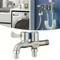 ราคา เครื่องซักผ้าแบบเปิดสองครั้ง, สแตนเลส, ขนาด G1 / 2, เปิดเร็ว, เหมาะสำหรับ Mop Pool (1732437227613554223)