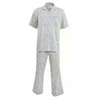 ราคา Guy Laroche ชุดนอนแขนสั้น ขายาว คอปก Cotton Print สัมผัสนุ่ม บางเบา สีครีม (JPP5971W4CR) (1731993454914799913)