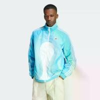 ราคา adidas Lifestyle adidas x NTS Radio Allover Print SST Track Top Men Blue JI5143 (1731633784927258387)