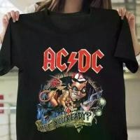 ราคา Hot Sale ปกติ ใหม่ ACDC t-shirt เสื้อวง ACDC เสื้อยืดวินเทจผ้าฝ้ายระบายอากาศยอดนิยม Graphic Print Tee S-5XL (1731532621758040295)