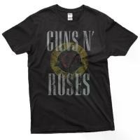 ราคา Top quality 2023 top quality metal rock band shirt custom print streetwear Guns N Roses vintage logo Tshirt Man Cotton (1730473209921178376)