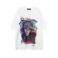 ราคา tshirt men Heavyweight Xinjiang Cotton | Unisex Street Style Cartoon Print Oversized Tee | Relaxed Unisex Vibe tshirt men (1731713990834947378)