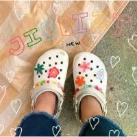ราคา [จัดส่งทันที] amuse stuff-flower jibbizt for crocs ที่ติดรองเท้าcrocsลายดอกไม้ (1732226106892322423)