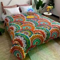 ราคา [พร้อมส่ง] Bedspread ผ้าคลุมเตียง ผ้าคลุมที่นอน ขนาด5ฟุต ขนาด6ฟุต ขนาด7ฟุต ลายสวย ชุดเครื่องนอน ,เตียงผ้าห่มครอบคลุมผ้าฝ้าย Bed cover [คลังสินค้ากรุงเทพ] Stock in Bangkok จัดส่งที่รวดเร็ว (17326579946