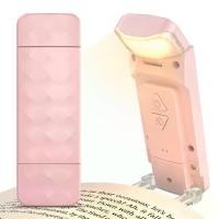 ราคา พร้อมส่ง Rechargeable Reading Light, Portable Book Light for Reading in Bed, LED Clip on Bookmark Lamp with 3 Colors Temperatures & 5 Bri (1732650068325467171)
