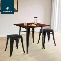 ราคา HomeHuk ชุดโต๊ะกินข้าว ท็อปเหล็ก/ท็อปไม้ หน้าโต๊ะ 80cm พร้อมเก้าอี้สตูล 2-4 ที่นั่ง สไตล์ลอฟท์ โต๊ะกินข้าว โต๊ะอาหาร โต๊ะกินข้าว4คน ชุดโต๊ะอาหาร เก้าอี้กินข้าว เก้าอี้ลอฟท์ เก้าอ (1729614803585960869)