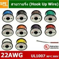 ราคา [COD] HK-22-1007-100 สายไฟเดี่ยว แกนฝอย 22AWG UL1007 80°C 300V 30M (100ft), สายไวริ่ง Hook Up Wire สายไฟอ่อน เส้นฝอย สีเงิน ชุบนิกเกิล Nickel Plate UL1007 เบอร์ 22AWG ยาว 100ft / (1732533619022202319)