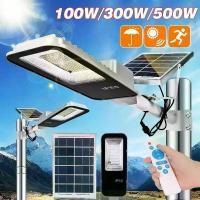 ราคา ไฟโซล่าเซลล์ 100W 300W 500W โคมไฟถนนโซล่าเซลล์ ไฟถนน LED solar light สว่างค้าง IP67 ป้องกันฟ้าผ่า กันน้ำสปอร์ตไลท์ (1732653516099979146)