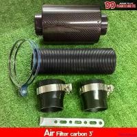 ราคา FlavorfulForge ใช้งานได้ ท่อดักอากาศ กรองอากาศ ท่ออากาศ มีกรองอากาศลายแค๊ฟร่า carbon ใส่ได้ทุกรุ่น มอเตอร์ไซค์ Motorcycle (1730899585830914189)