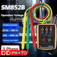 ราคา มิเตอร์วัดเฟสไฟฟ้า เครื่องวัดเฟสไฟฟ้า 3เฟส แสดงผลด้วยไฟ LED รุ่น SM852B Indicator Detector Meter 3Phase Rotation Tester (1732195174110037694)