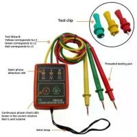 ราคา ❣มิเตอร์วัดเฟสไฟฟ้า เครื่องวัดเฟสไฟฟ้า 3เฟส แสดงผลด้วยไฟ LED รุ่น SM852B Indicator Detector Meter 3Phase Rotation Tester☸ (1732543398353339570)