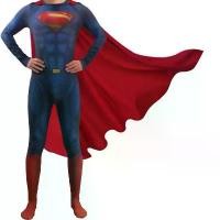 ราคา ชุดจั๊มสูท Superman Man of Steel คอสเพลย์, ธีมฮาโลวีน, สำหรับผู้ชาย, บอดี้สูท, ชุดคอสเพลย์ (1731895266848376758)