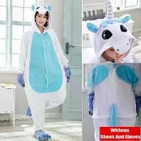 ราคา ชุดนอนยูนิคอร์น Kigurumi สำหรับผู้ใหญ่ Unisex ชุดนอนยูนิคอร์น ชุดจั๊มสูท ชุดนอนสำหรับผู้หญิง พร้อมรองเท้าไม่มีส้นและถุงมือ (1732354778975274584)