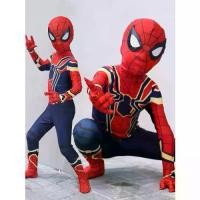 ราคา ชุดแมงมุม, สำหรับเด็ก, ชุดจั๊มสูท, ชุดคอสเพลย์, มาพร้อมหมวก, ชุดไอรอนแมน (1731938612484278071)