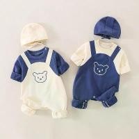 ราคา ชุดรอมเปอร์เด็กทารก, ชุดรอมเปอร์ + หมวก, แขนยาว, แฟชั่นหมี, ชุดจั๊มสูท, ชุดบอดี้สูท, Onesie, ฤดูใบไม้ผลิและฤดูใบไม้ร่วงใหม่ (1729941840405695442)
