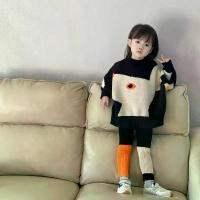 ราคา เสื้อผ้าเด็กเกาหลี เด็กผู้หญิง สูทฤดูใบไม้ร่วง สไตล์ตะวันตก แฟชั่น สาวน้อย เสื้อกันหนาวสีดำ เลกกิ้ง เซ็ต 2 ชิ้น (1729951353738463250)