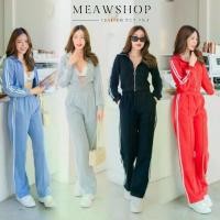 ราคา Set ชุดวอร์ม สวมใส่สบาย S-XL ชุดออกกำลังกาย ชุดขึ้นเครื่อง ชุดใส่เที่ยว ชุดวอร์มสวยๆ ชุดกีฬา ธีมกีฬา ชุดคู่เพื่อน #2119 (1732608935758235113)