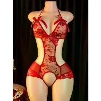 ราคา บอดี้สูทลูกไม้สีแดง ดีไซน์เปลือยหลังและรายละเอียดโบว์ ยืดหยุ่นสูง เปิดหน้า คัตเอาท์ ชุดว่ายน้ำ สำหรับผู้หญิง ไม่มีแผ่นรอง ชุดผู้ใหญ่ ชุดชั้นใน ชุดเซ่อ ชุดว่ายน้ำเซ็กซี่ ชุดว่ายน้ (1732176378485638740)