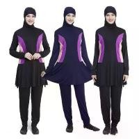 ราคา ชุดว่ายน้ำสตรีมุสลิม, ชุดว่ายน้ำ, ชุดว่ายน้ำขนาดบวก, ชุดว่ายน้ำมุสลิม, ชุดชายหาด, สำหรับผู้หญิง (1730997929417607272)