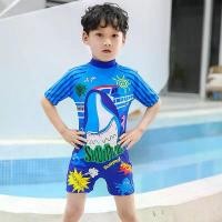 ราคา ชุดว่ายน้ำวันพีซ ชุดว่ายน้ำเด็ก มีไซส์ใหญ่ กลาง เล็ก สำหรับเด็กผู้ชาย สไตล์เกาหลี ดีไซน์ฉลามการ์ตูน ชุดว่ายน้ำ (1731691049839330924)
