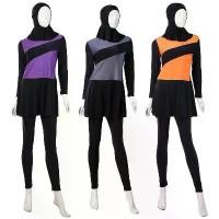 ราคา ชุดว่ายน้ำกีฬา แขนยาว ยืดได้ ชุดว่ายน้ำ 3 ชิ้น สำหรับเด็กผู้หญิง ฮิญาบ ชุดว่ายน้ำอิสลาม Sport ออกกำลังกาย (1731767596831246746)