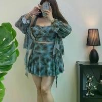 ราคา ชุดว่ายน้ำ พลัสไซส์ ขายดี สำหรับสาวอวบ เซ็ต 3 ชิ้น คลุมหน้าท้อง กระชับสัดส่วน วันหยุดน้ำพุร้อน สำหรับผู้หญิง ไซส์ผู้ใหญ่ E คัพ (1731795128404575795)