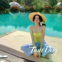 ราคา ชุดว่ายน้ำชายหาด วันหยุด ว่ายน้ำ น้ำพุร้อน บิกินี่ ชุดสามชิ้น น่ารัก เซ็กซี่ แรงจูงใจ พร้อมกลิ่นหอมหญ้ากล้วย 2565 (1732579093606991782)