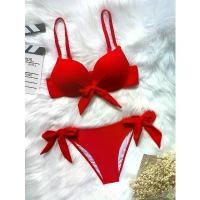 ราคา บิกินี่, ชุดทูพีซ, สีพื้น, ดีไซน์ผูกโบว์ด้านหน้าเซ็กซี่, บิกินี่ผูกโบว์, ชุดว่ายน้ำ, ชุดบิกินี่, ชุดบิกินี่, ชุดบิกินี่, ชุดบิกินี่ (1731199433783085184)