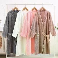 ราคา กระโปรงอาบน้ำ, ฤดูใบไม้ร่วงและฤดูหนาว, เสื้อคลุมอาบน้ำผู้ใหญ่, ดูดซับ, หนาและแห้งเร็ว, เหมาะสำหรับคู่รัก, แขนยาว, ชุดนอน, เสื้อคลุมอาบน้ำ, ผ้าขนหนูอาบน้ำ, ใช้ในบ้าน (1731666780522776315)
