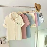 ราคา ชุดนอน Muslin Pajamas Silk Satin (N1104 N1105 N1103) (1729668396389927825)
