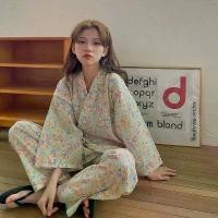ราคา ชุดนอนสำหรับผู้หญิง ชุดนอนลายดอกไม้ ชุดอยู่บ้านผู้หญิง ชุดนอน Lady Women Clothing เสื้อผ้า Sleepwear (1730623308867274771)