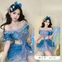 ราคา ชุดคอสเพลย์นางเงือก สีฟ้า ชุดนางฟ้า สำหรับผู้หญิง ชุดเล่นเกมสาวน้อย ชุดนอน ชุดแฟนตาซีสำหรับผู้ใหญ่ เหมาะสำหรับเครื่องแต่งกาย (1731792651351590143)