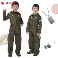 ราคา ชุดคอสเพลย์นักบินกองทัพอากาศ นักบินอวกาศ สำหรับเด็ก เด็กชาย และเด็กหญิง แขนยาว ชุดจั๊มสูทอวกาศสีเขียว เครื่องแบบ พร้อมสร้อยคอ แว่นตา และทหาร สำหรับเด็กทารก ชุดเอี๊ยมสูท ชุดเด็ก (1731633298301617655)