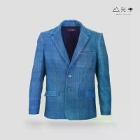 ราคา สูท ช ผ้าทอมือลายฟันปลา คราม 165 cm (1731767287068133609)