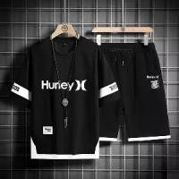ราคา HURLEY เสื้อยืดแฟชั่นลำลองผู้ชาย มาใหม่ ใส่สบาย ทรงหลวม เหมาะสำหรับเดินและกิจกรรมกลางแจ้ง แขนสั้น สูท (1731604553781577186)