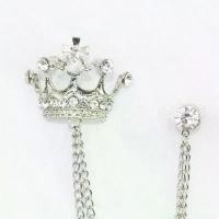 ราคา เข็มกลัดมงกุฎ เครื่องประดับโซ่ เงิน สำหรับผู้ชายและผู้หญิง สูท เข็มกลัดปกหรูหรา กระดุมปก เครื่องประดับ Boutonniere (1732262839856432743)
