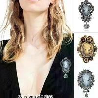 ราคา เข็มกลัดแฟชั่น ติดเสื้อ หมุดวินเทจ เครื่องประดับ ออกงาน ทางการ ชุดทำงาน สูท แนววิคตอเรีย Cameo Pin Brooch พร้อมส่งจากไทย คลังสินค้า (1731878103015917502)