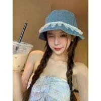 ราคา อเนกประสงค์หมวกเดนิม ต้องมี สำหรับสาวสวยถ่ายรูป หมวก สี หมวกคราม หมวกแก๊ป สี ฟ้าพาสเทล หมวก เท่ๆ สียีนต์,หมวกผ้า พิเศษ ขอบลุกไม้หมวกหัวหม้อยีนส์เหมาะสำหรับเด็กหญิงและสตรี ส ไตล์ช (1732037401486068452)