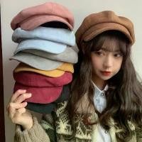ราคา หมวกแก๊ป หมวกเบเร่ต์ หมวกทรงฟักทอง (1729565721331468747)
