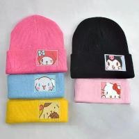 ราคา หมวกบีนนี่ Hello Kitty, Sanrio, สีพาสเทล, หมวกฤดูหนาว, สำหรับผู้หญิง, การ์ตูนน่ารัก Cinnamoroll, Melody, Kuromi, หมวกถัก, ขายร้อน (1731813747300534730)
