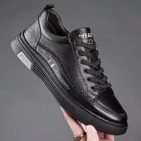 ราคา รองเท้าผู้ชาย, หรูหรา, แฟชั่นกลางแจ้ง, สไตล์ลำลอง, สีดำ, รองเท้าผ้าใบชาย, หนังระบายอากาศ, รองเท้าส้นเตี้ย, เหมาะสำหรับฤดูใบไม้ร่วง, รองเท้าผ้าใบแฟชั่น (1731188791135472394)