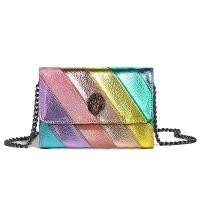 ราคา กระเป๋าสะพายไหล่ดีไซเนอร์แบรนด์หรู Kurt Geiger ทันสมัยและมีสีสัน กระเป๋าสะพายข้าง วัสดุขั้นสูง ประกบ สไตล์เรโทร กระเป๋าสตรี กระเป๋าคลัตช์ (1730585240299669507)