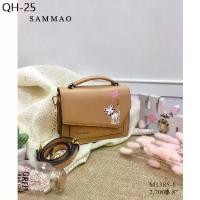 ราคา แนะนำ Sammao กระเป๋าสะพายข้าง รุ่นแมว love หนังเรียบ แบบที่ 1 (1731805019221690745)